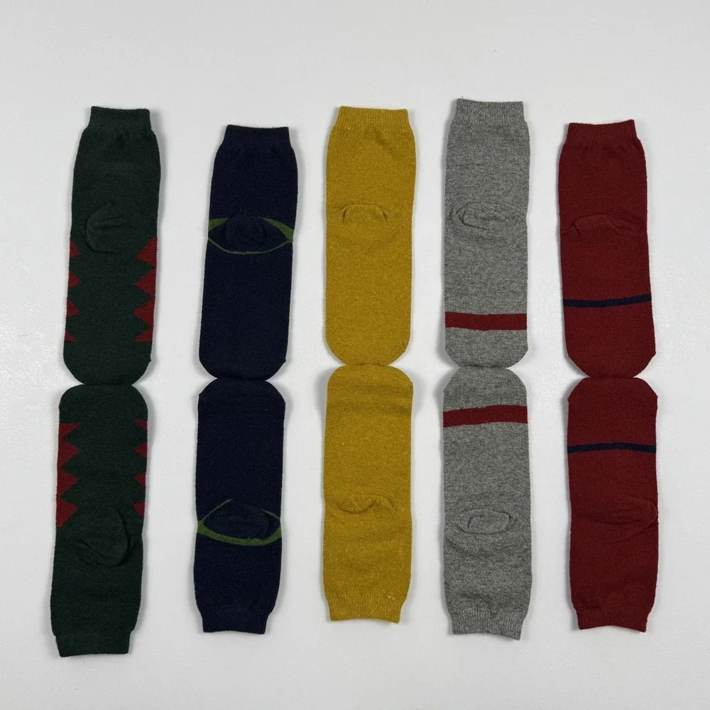 SwiftWear 5 Pairs Womens Girls Thick Socks Winter Warm Christmas Print Crew Sock